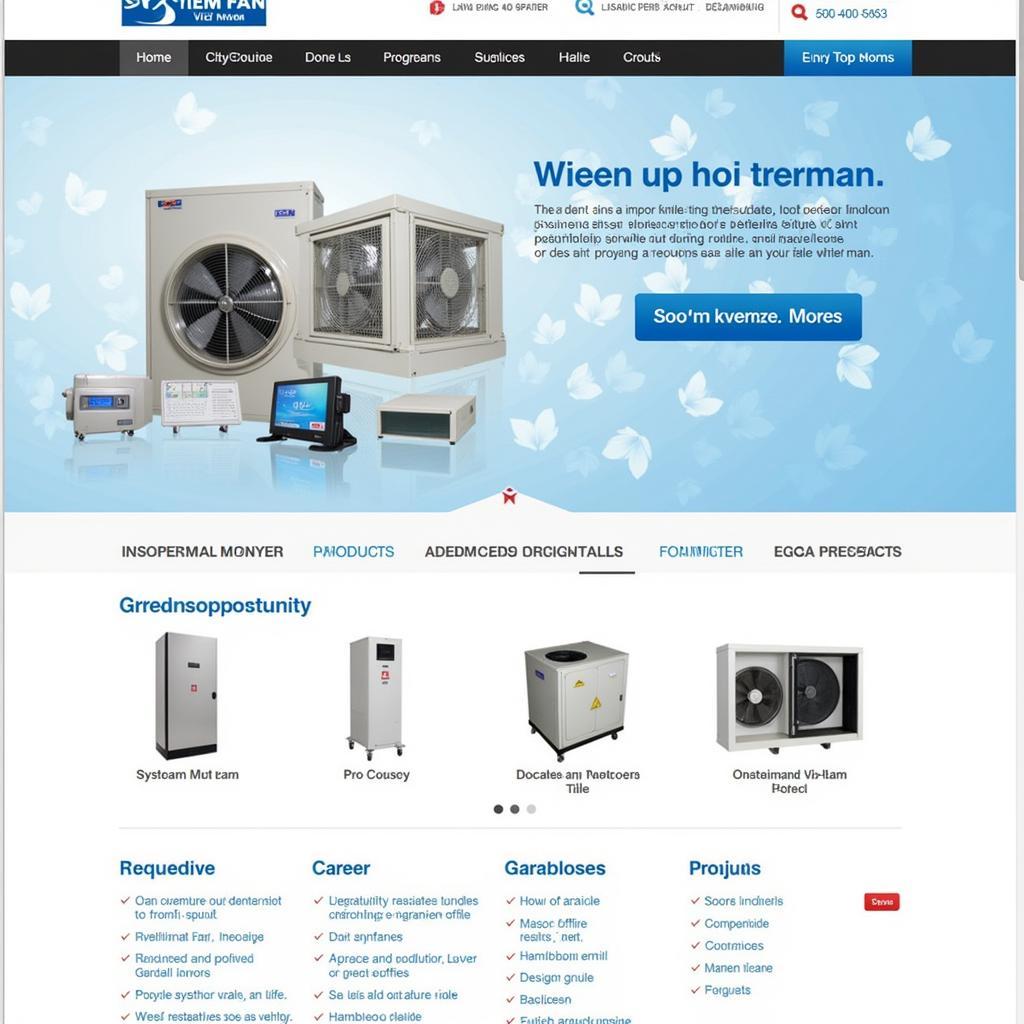 System Fan Vietnam Co., Ltd. Website