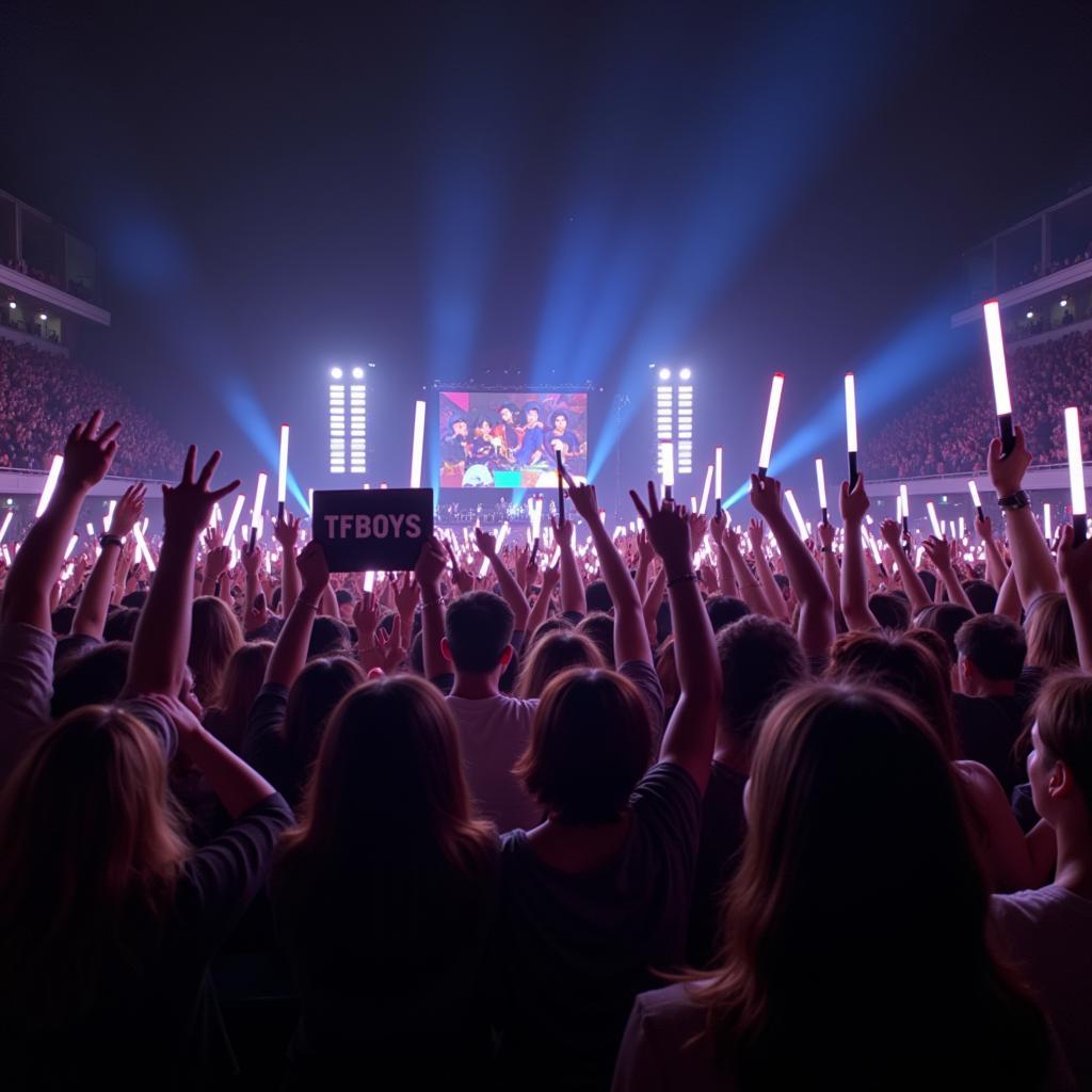 TFBOYS Fans at Concert