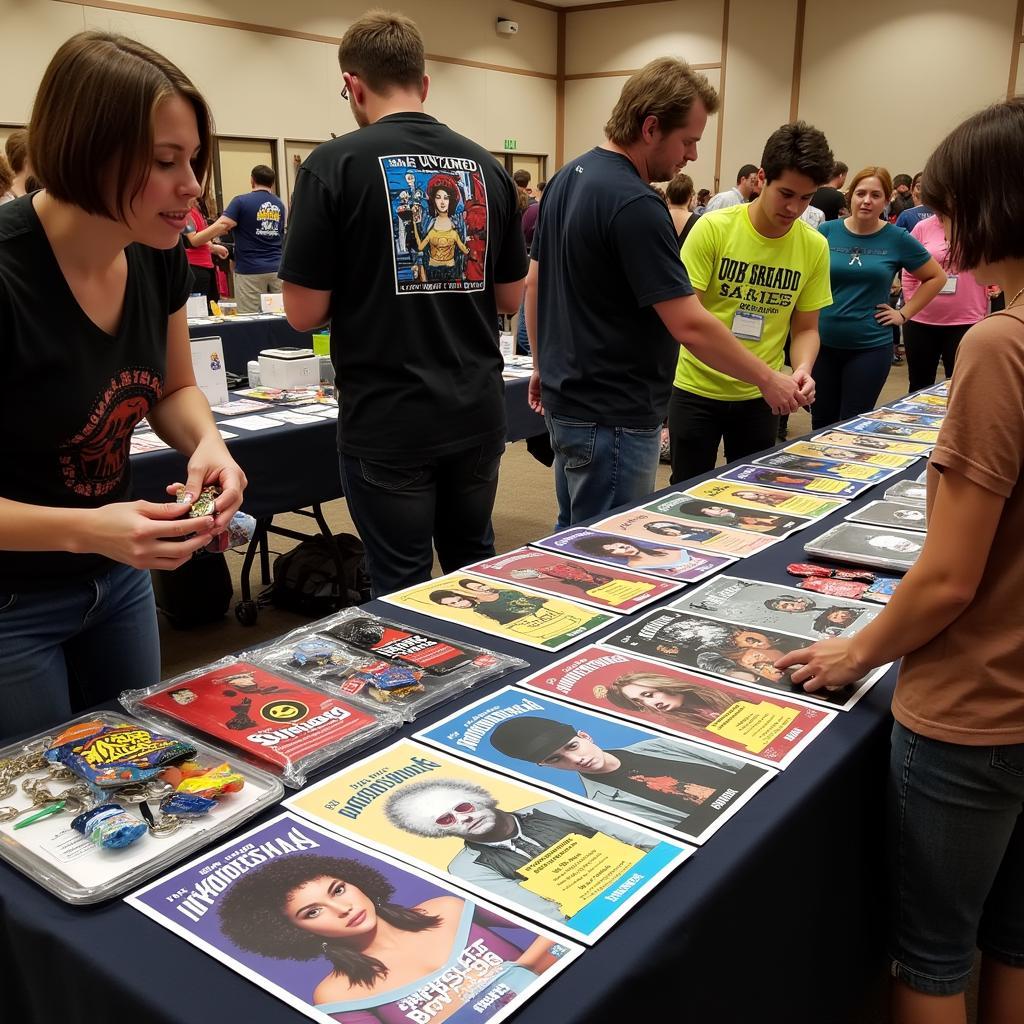 Merchandise booth at The Untamed fan meeting