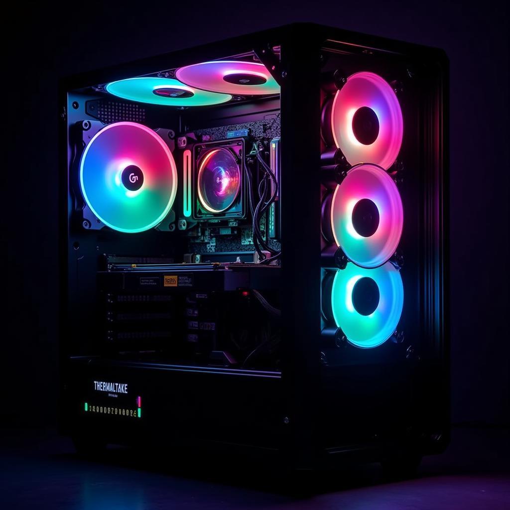 Thermaltake Riing 12 RGB Fan Setup