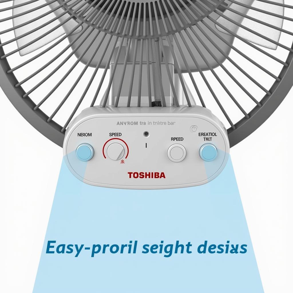 Setting up the Toshiba SF-50S fan for optimal football viewing experience.