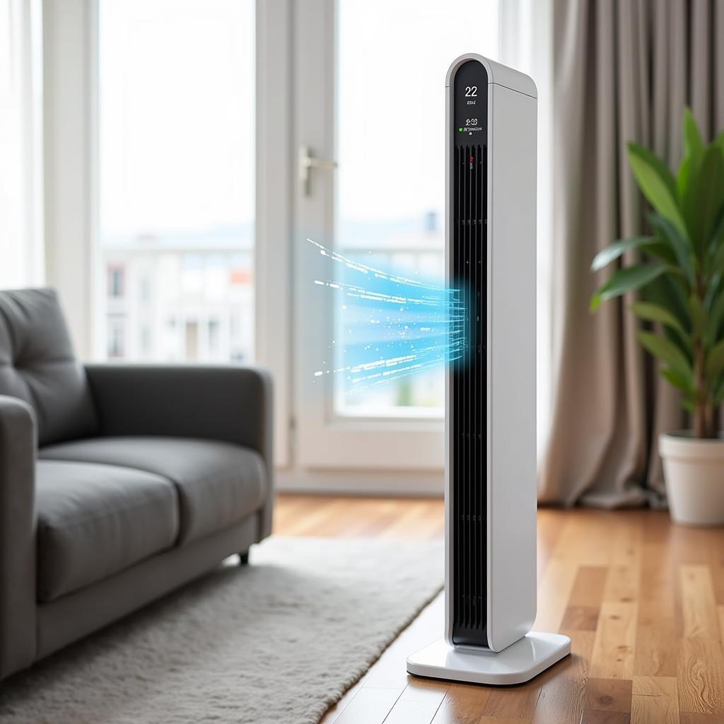 Tower Fan with Air Purifier