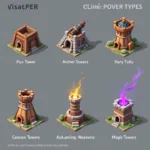 Defense of Fan Castle Tower Types