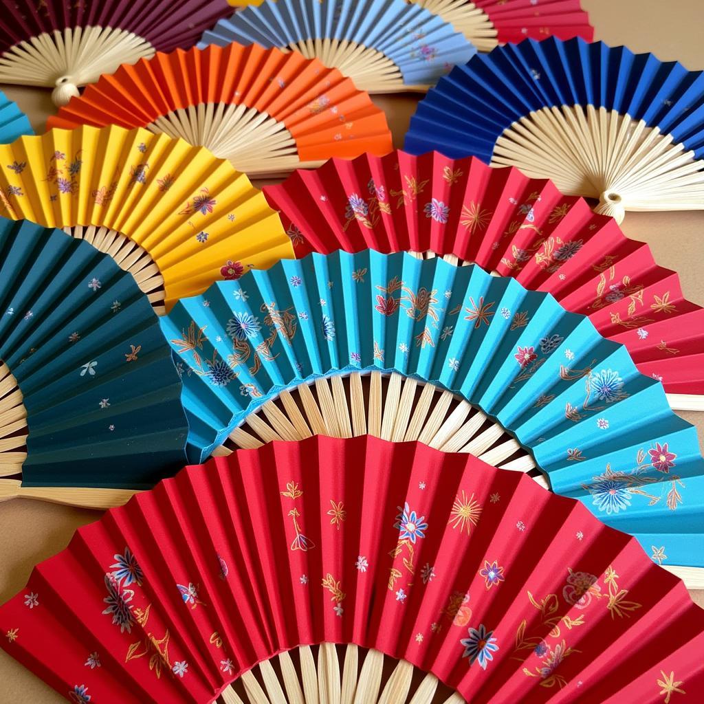 Traditional Vietnamese Hand Fans