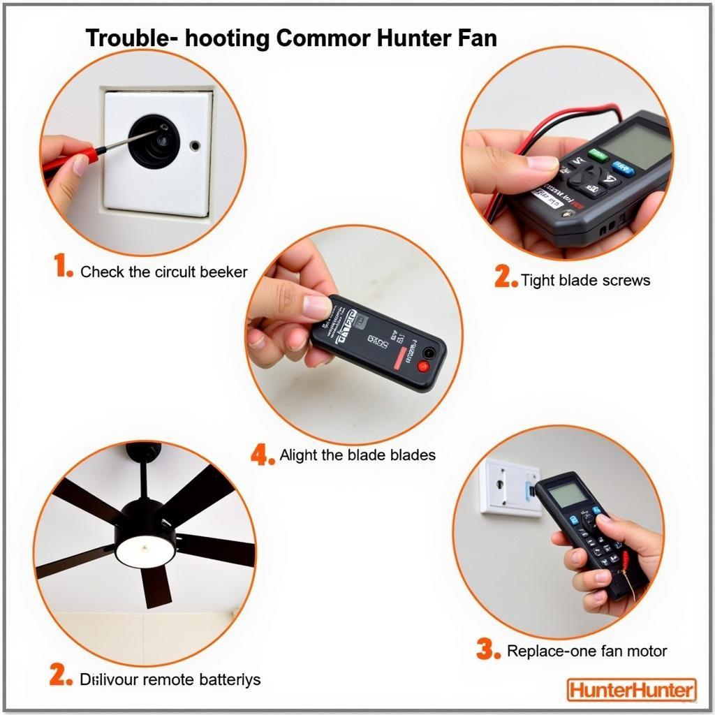 Troubleshooting a Hunter Fan