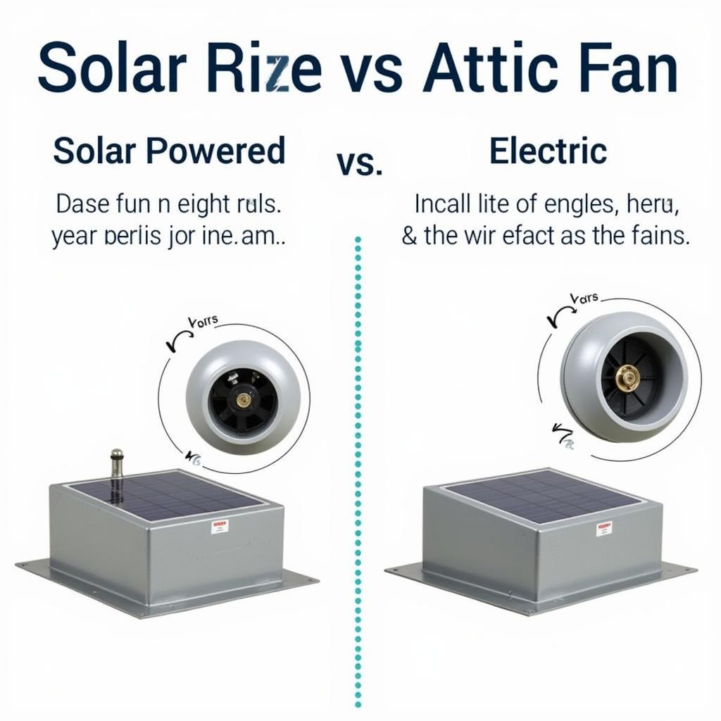 Different types of attic fans