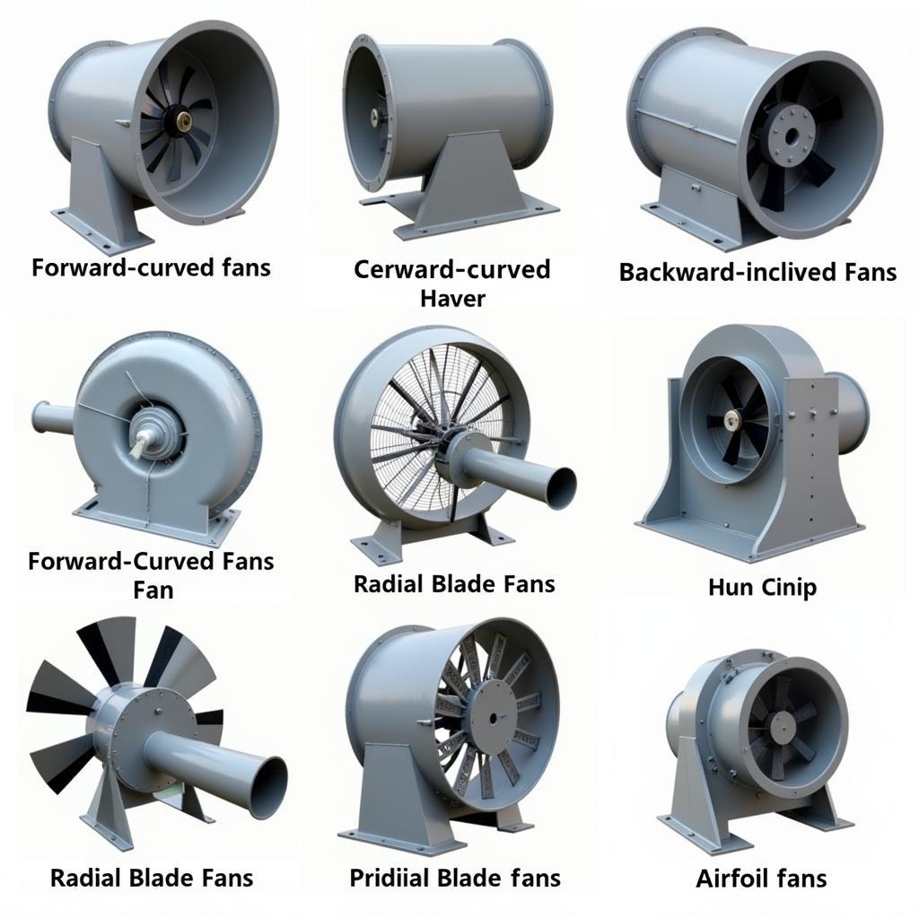 Different Types of Centrifugal Fans