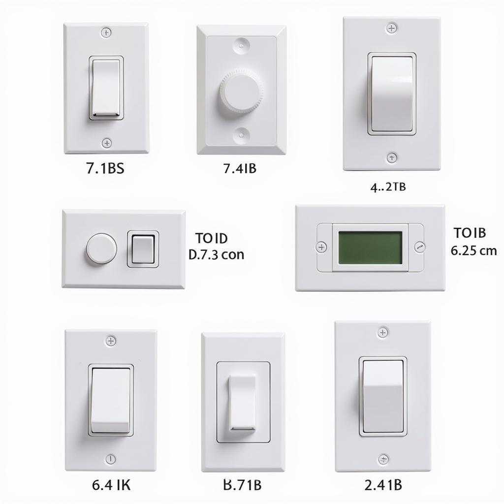 Different models of dimmer switch fans for cartridge heaters