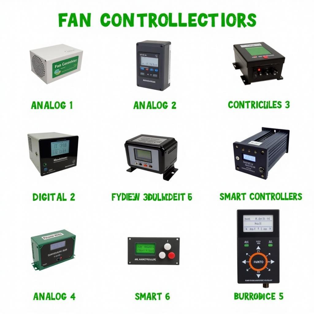 Various Fan Controllers for Hydroponics