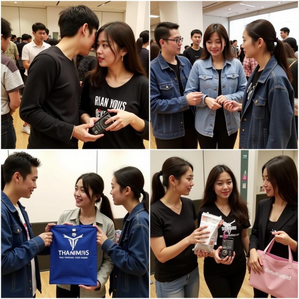 Fans interacting at The Untamed Nanjing fan meeting