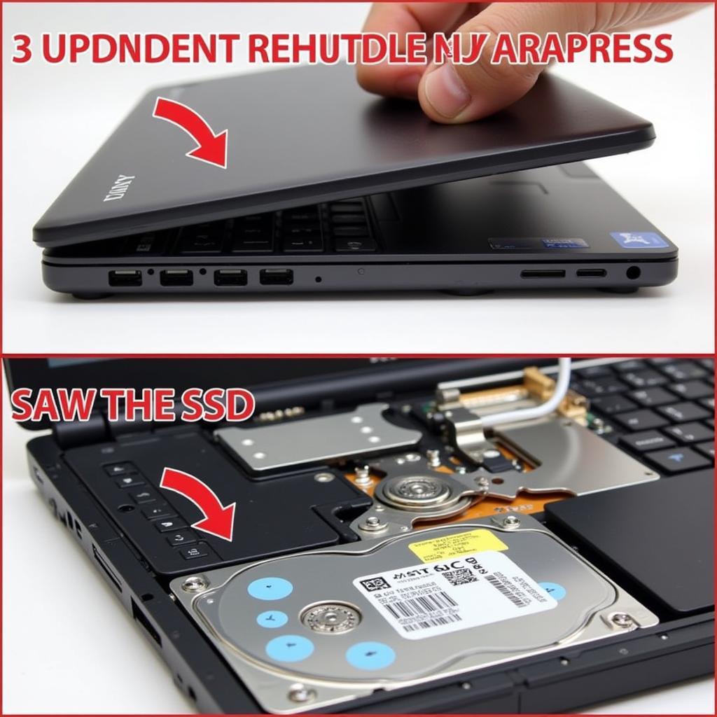 Replacing traditional hard drive with a modern SSD in a Sony laptop