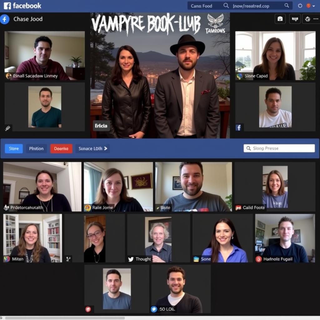 Vampire Book Club Online Meeting