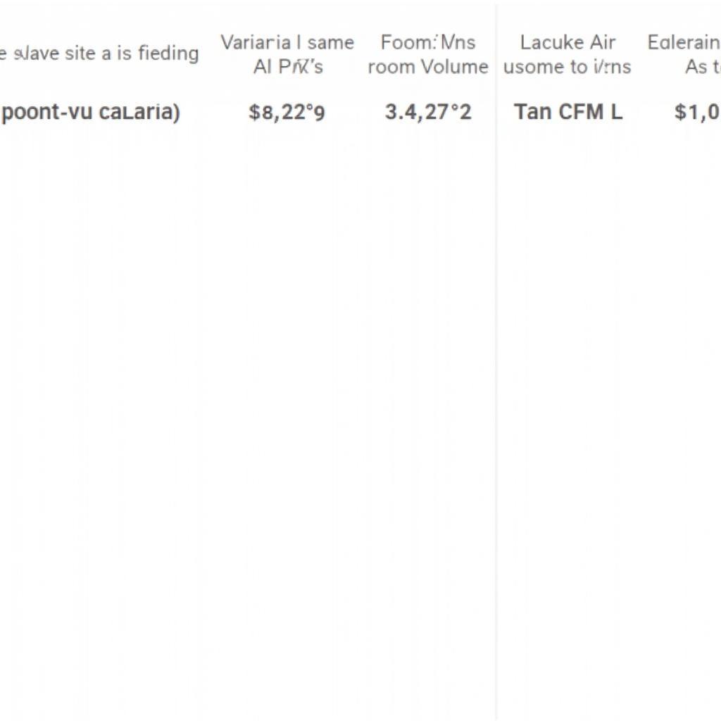 Ventilation Fan Sizing Spreadsheet