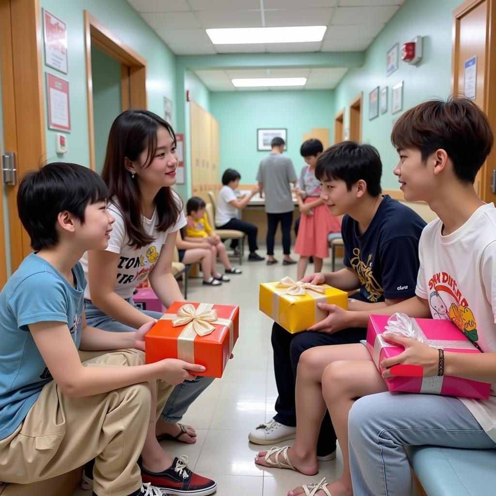 Vietnamese ARMYs Visiting Cancer Patients