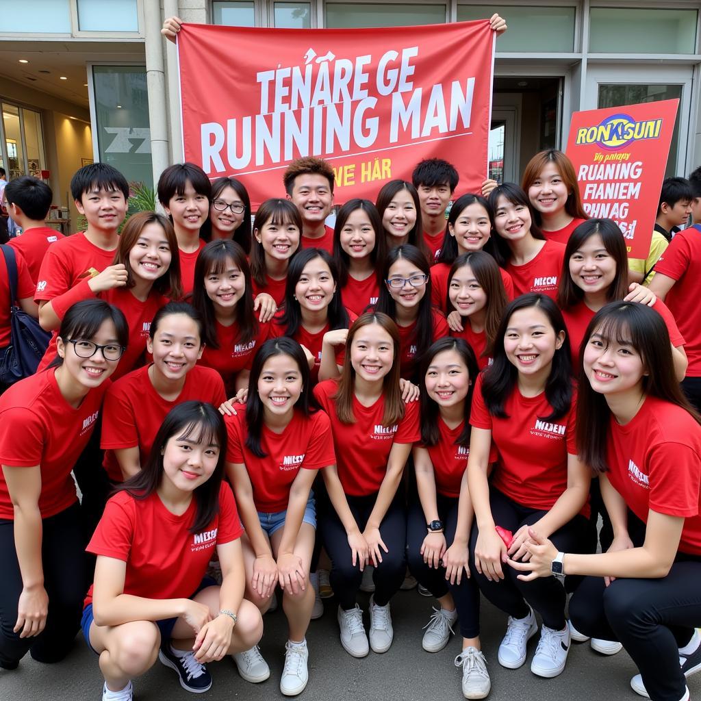 Vietnamese Fans at a Running Man Event