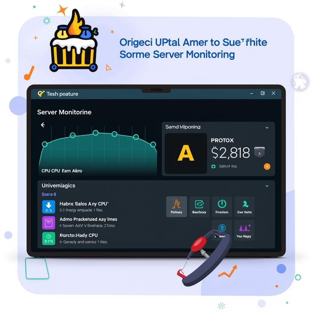 VSP 2U Server Monitoring Software Interface