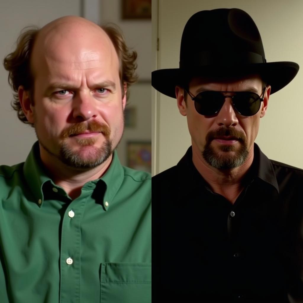 Walter White's transformation into Heisenberg