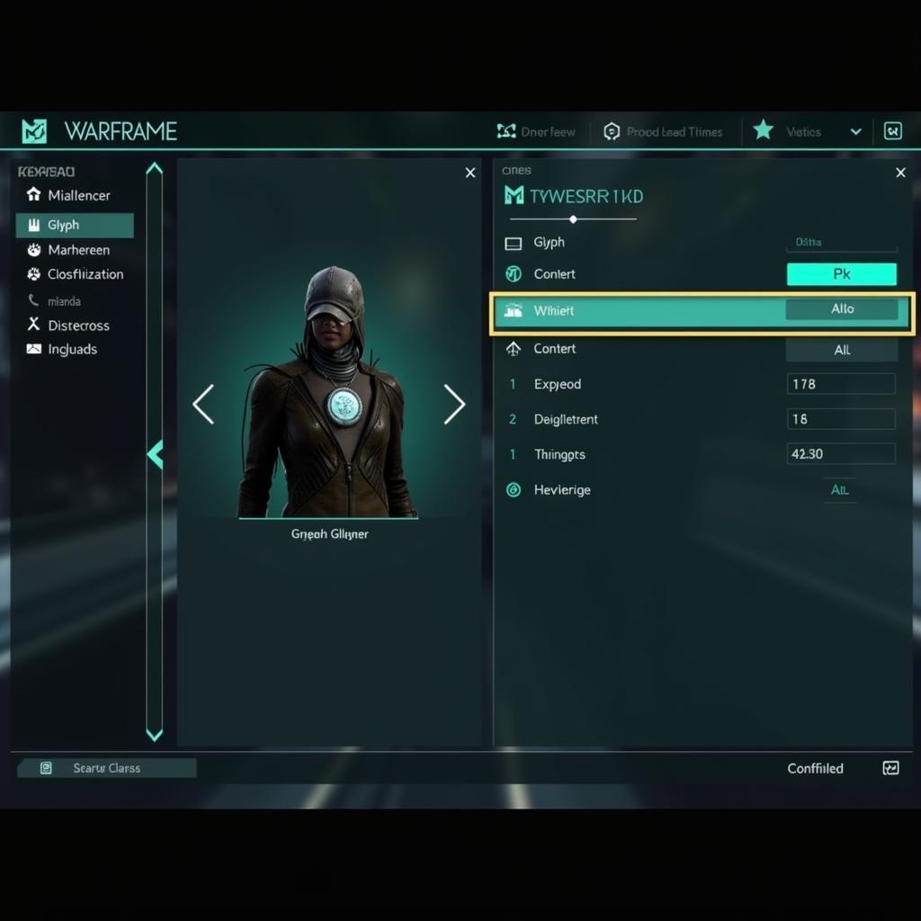 Customizing Your Warframe Profile