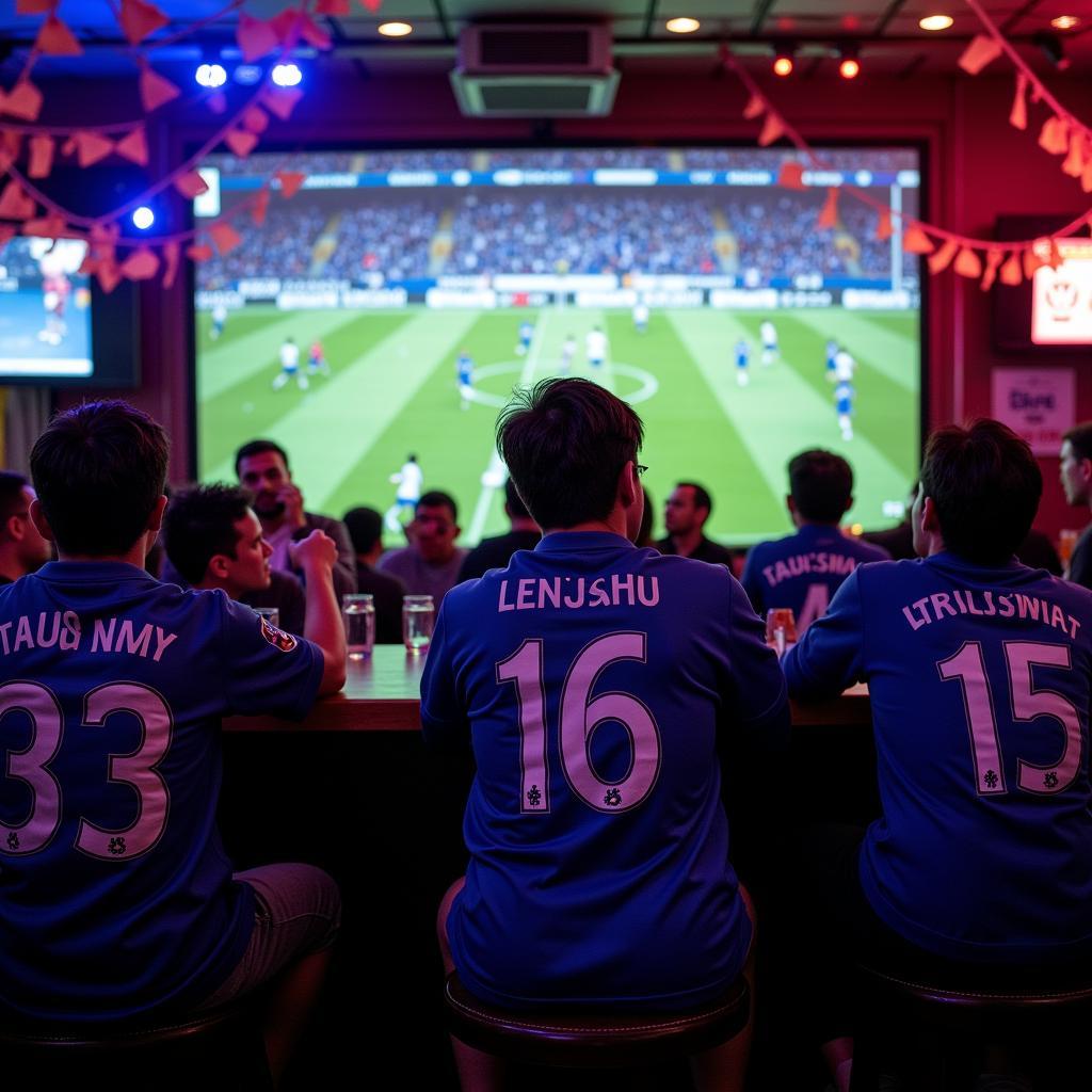 Watching a Chelsea game in Ho Chi Minh City