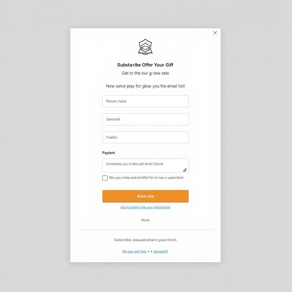 Website Opt-in Form for Email Capture