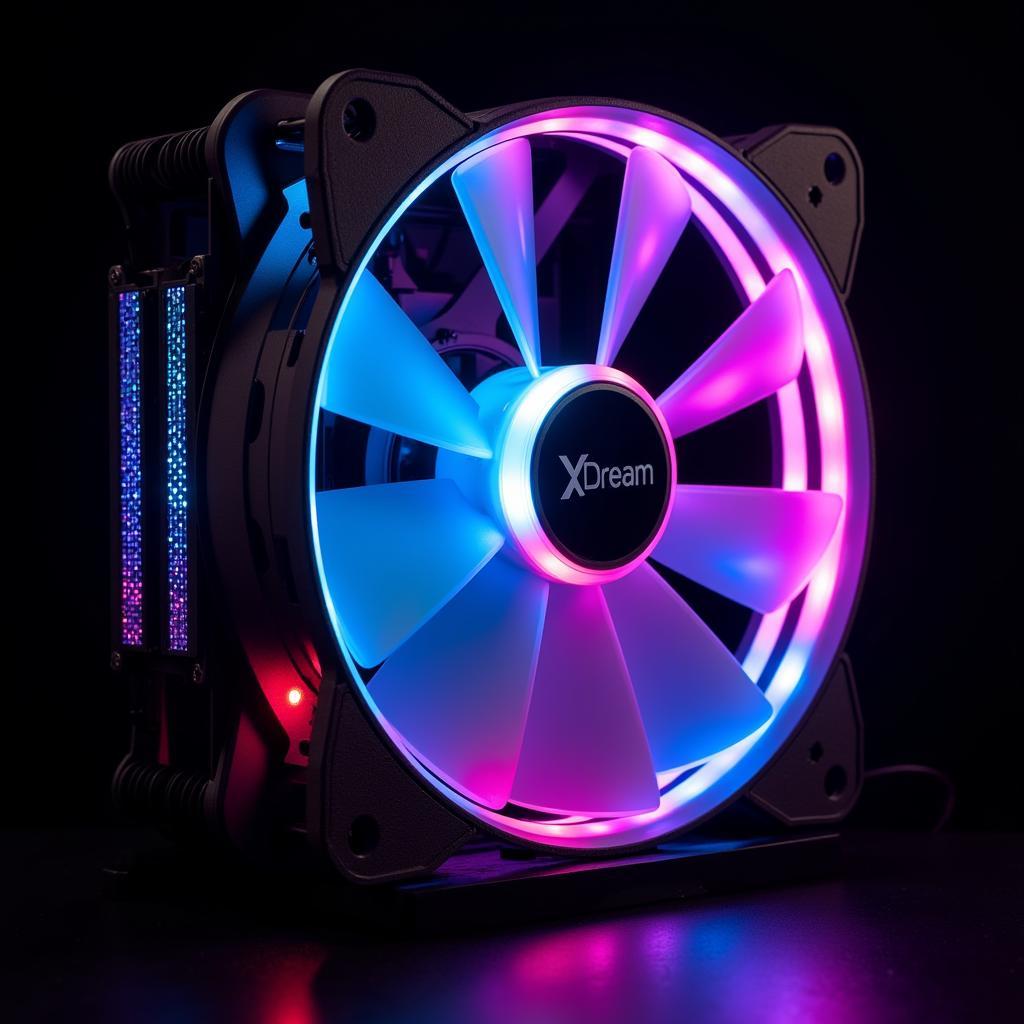 XDream i117 Fan with Customizable RGB Lighting