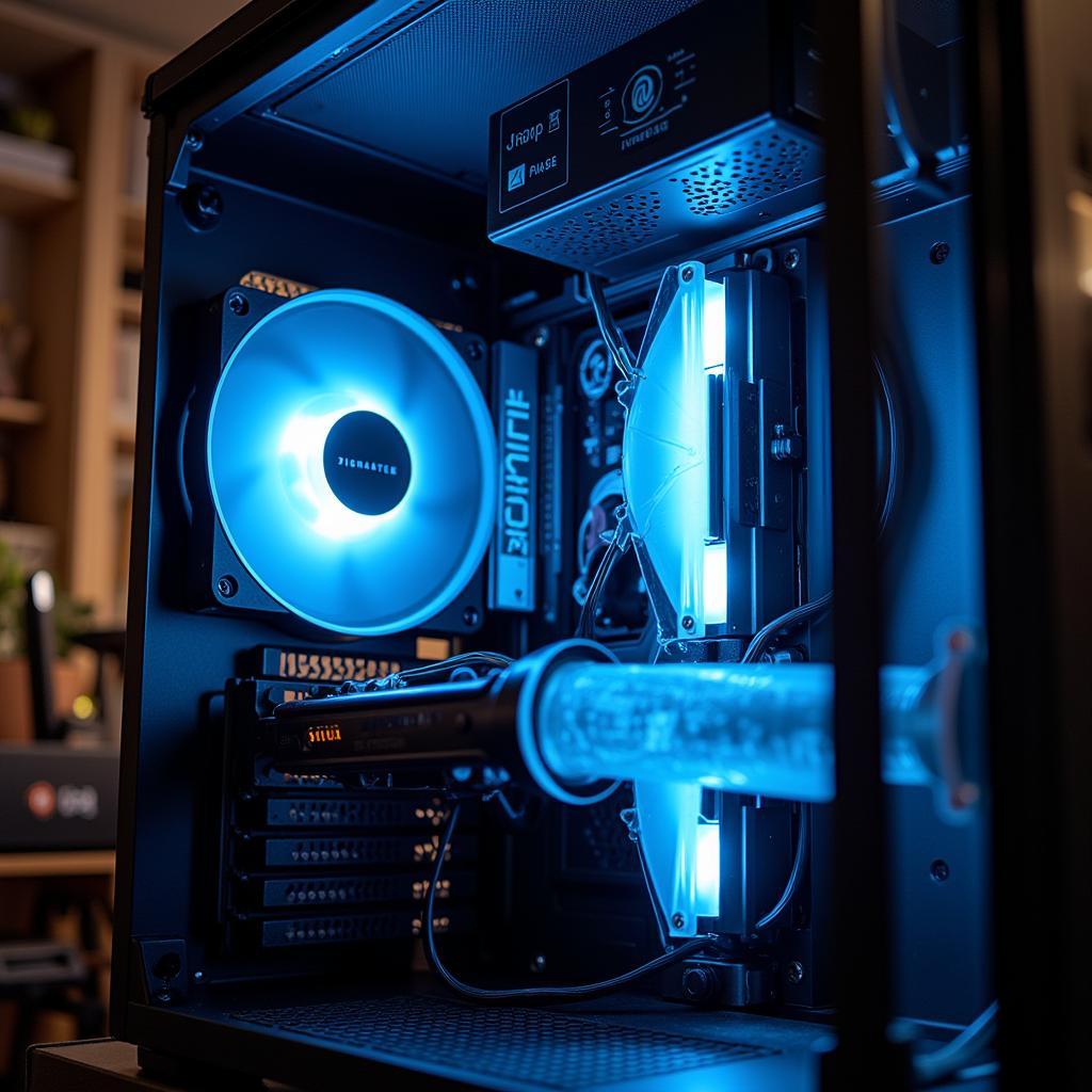 xigmatek 200mm fan installed in pc case