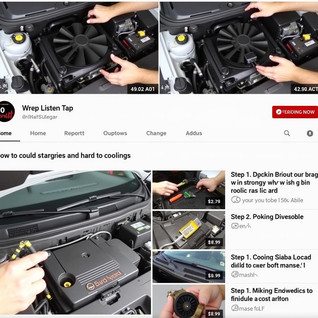 A step-by-step guide on how to install a car cooling fan.