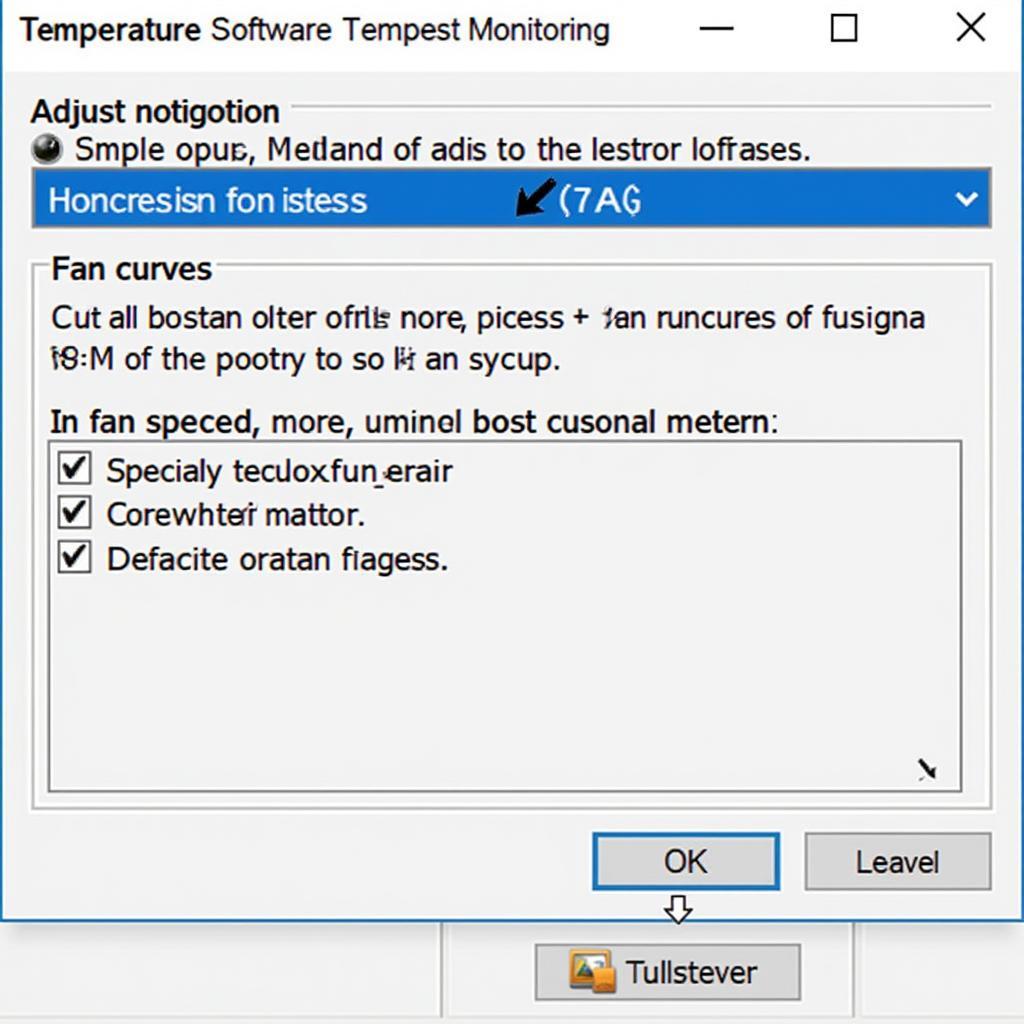 Fan Control Software Interface