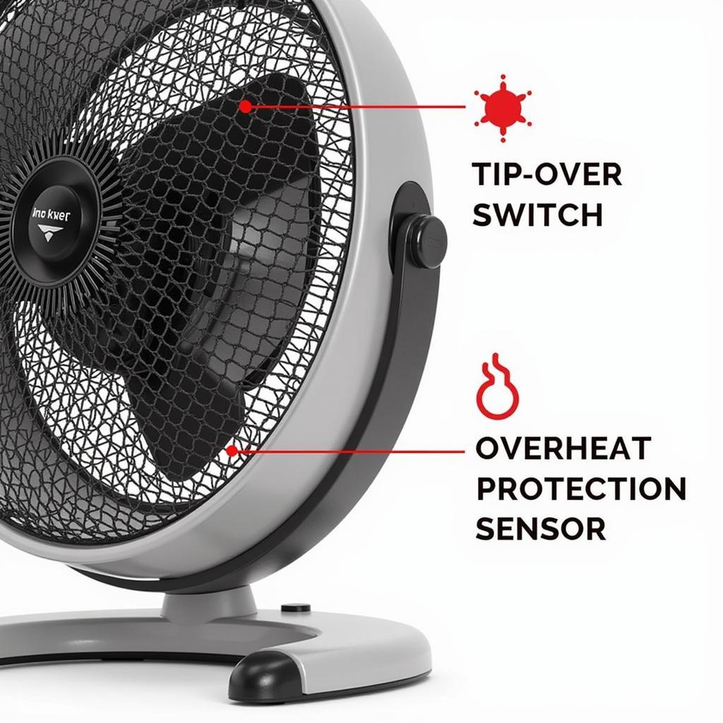 100w Fan Heater Safety Features