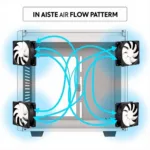 12 Fans Airflow Diagram