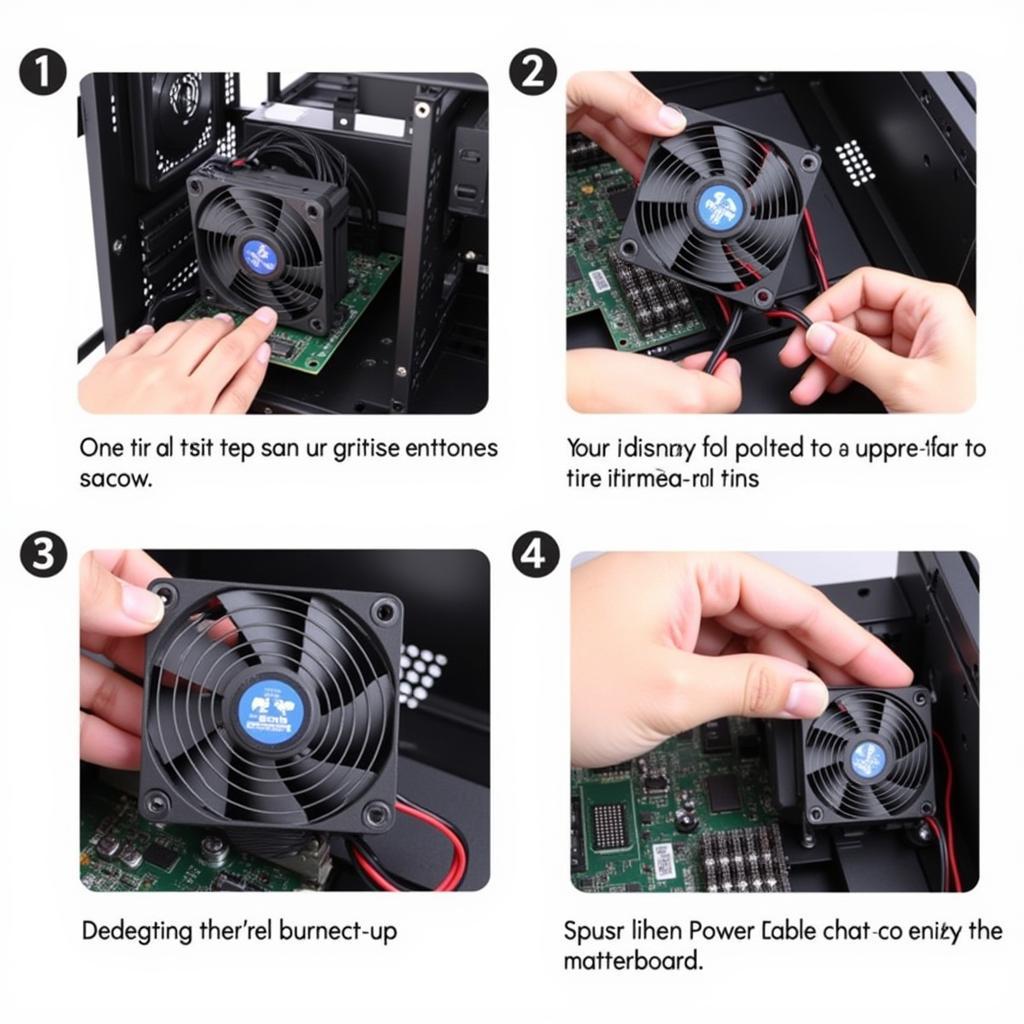 Installing a 12cm Fan in a PC Case