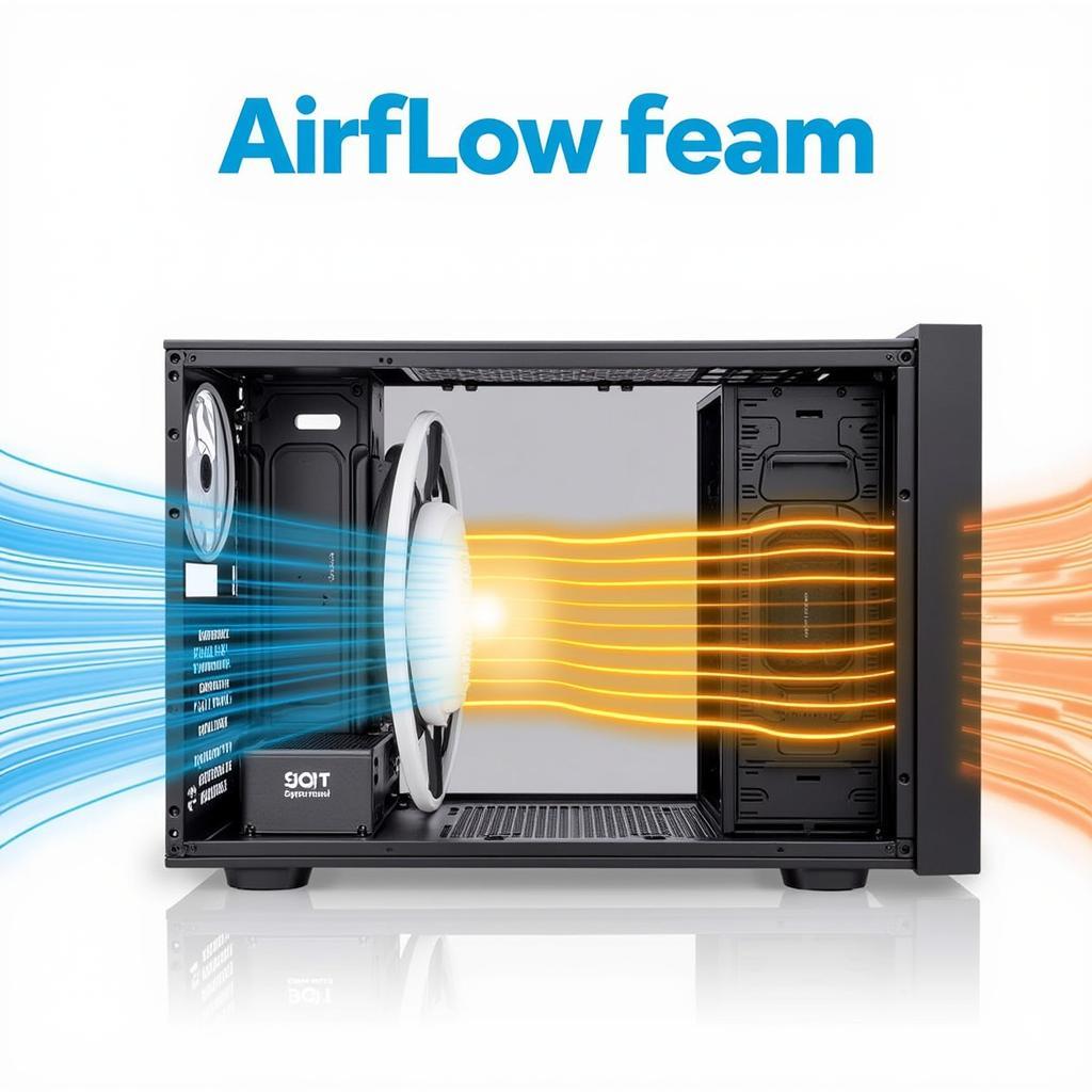 140mm Case Fan Airflow Diagram