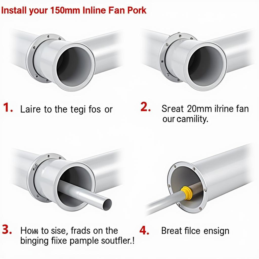 150mm Inline Fan Installation Guide