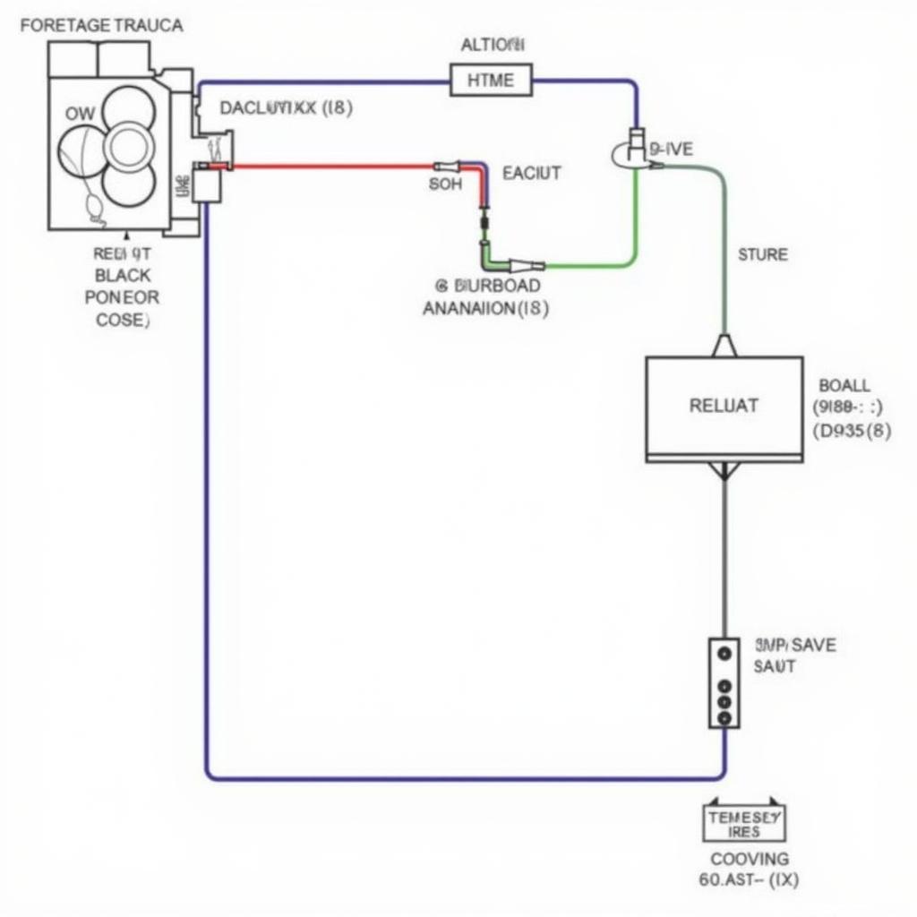 Wiring Diagram for the 1990 Honda Accord Cooling Fan Circuit