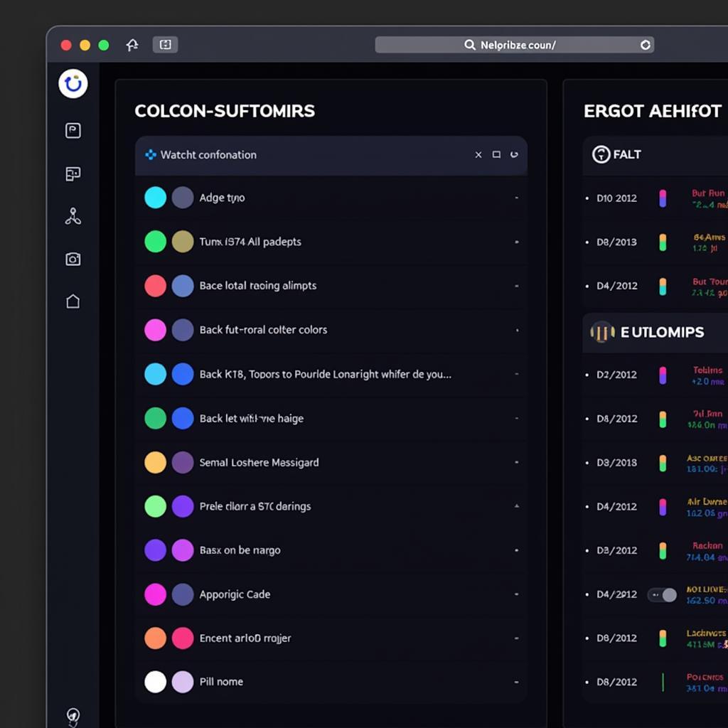 Screenshot of the RGB control software interface, showing the various customization options available for the 1stplayer RGB Fan Fire Dancing G2.