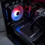 200mm Fan Mounted on a Radiator