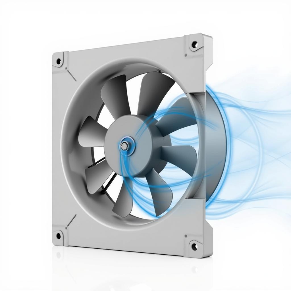 200mm Mixed Flow Fan Design Illustration