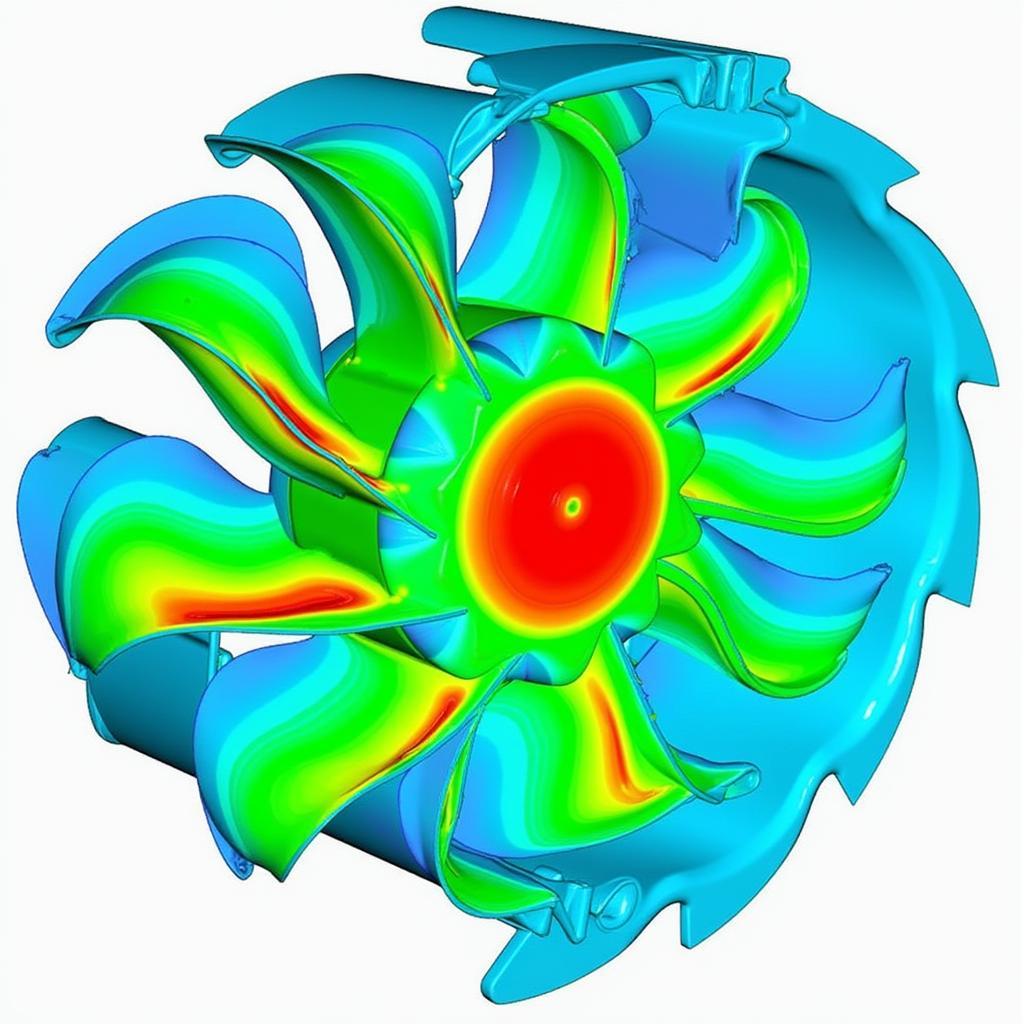 3D Fan Model Simulation