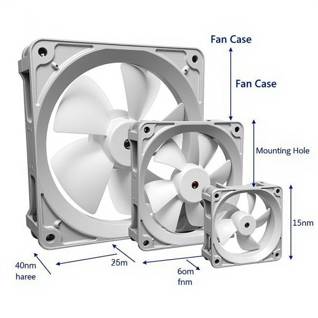 4-Pin Fan Case Sizes Comparison