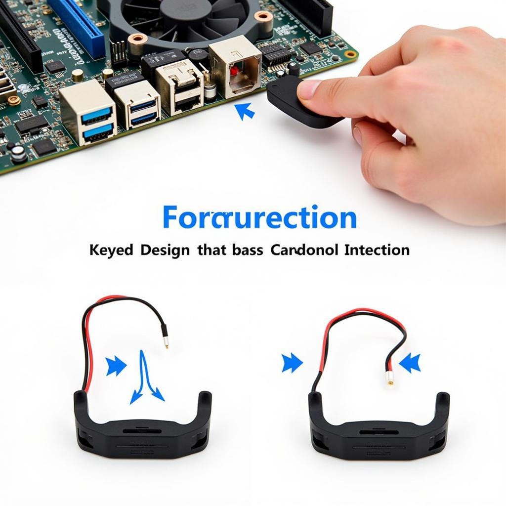 4-Pin Fan Connector and Motherboard Header