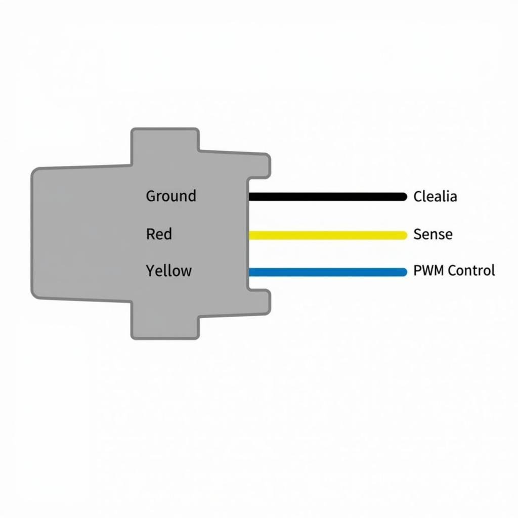 4-Pin System Fan Connector Diagram