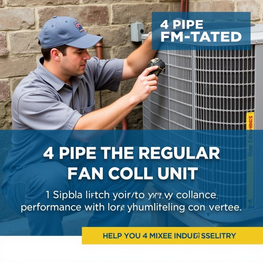 Maintaining a 4 pipe fan coil system