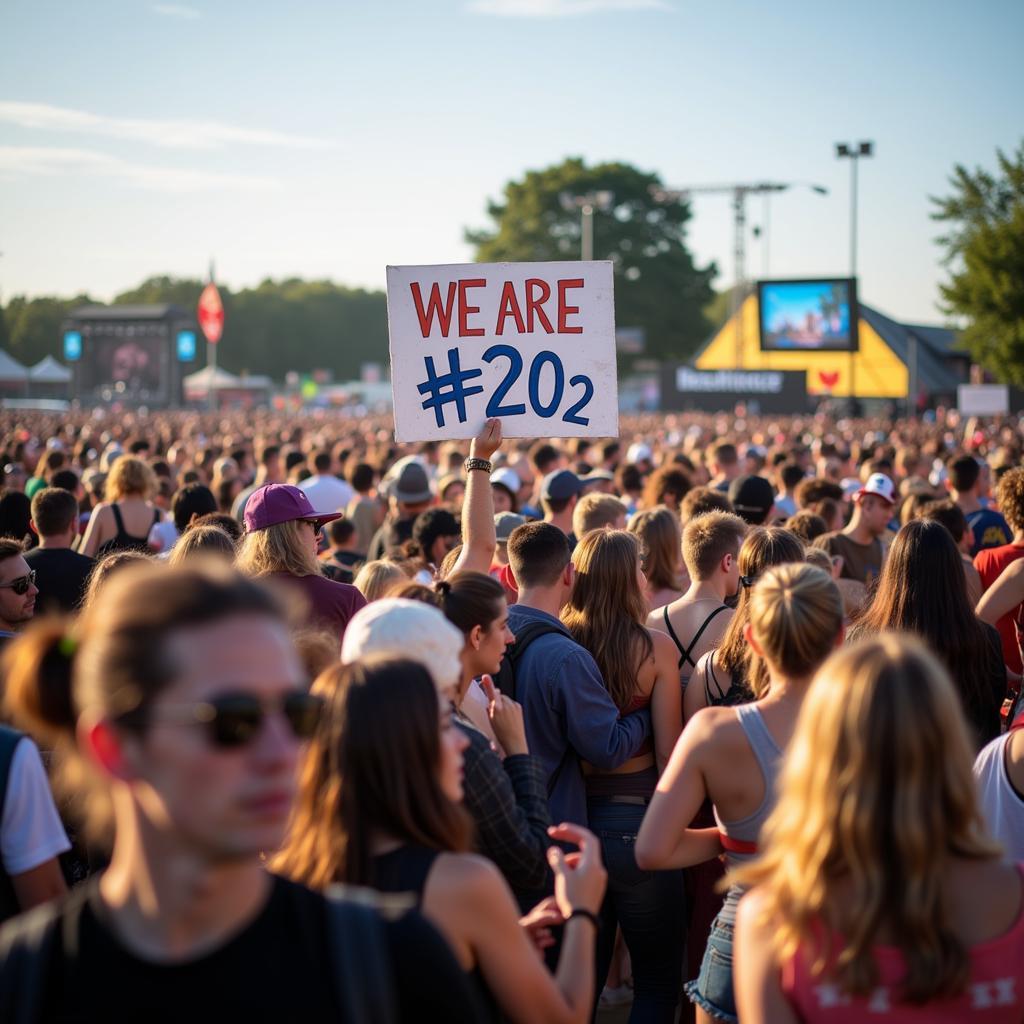 420 Fan at Music Festival