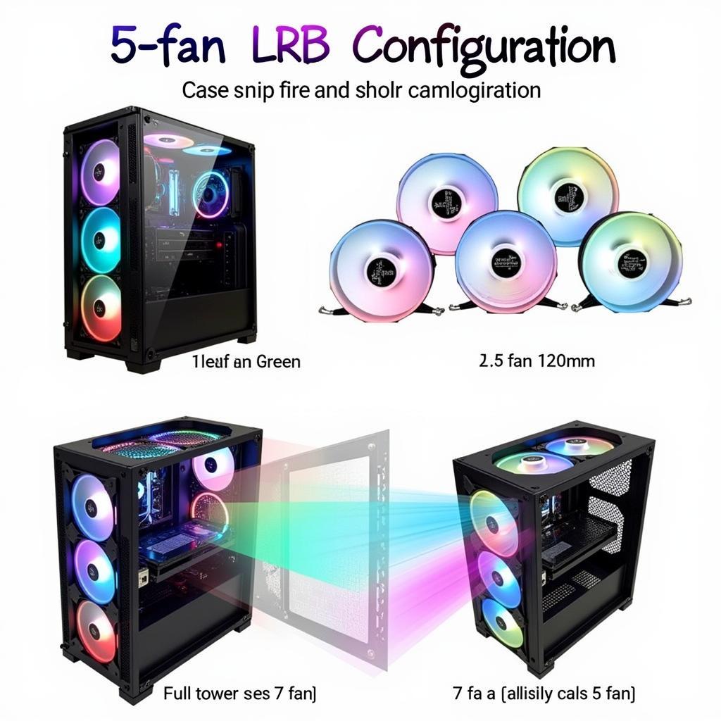 5 Fan LED RGB Case Compatibility