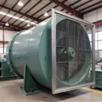 Stainless Steel Fan Guard in Industrial Setting