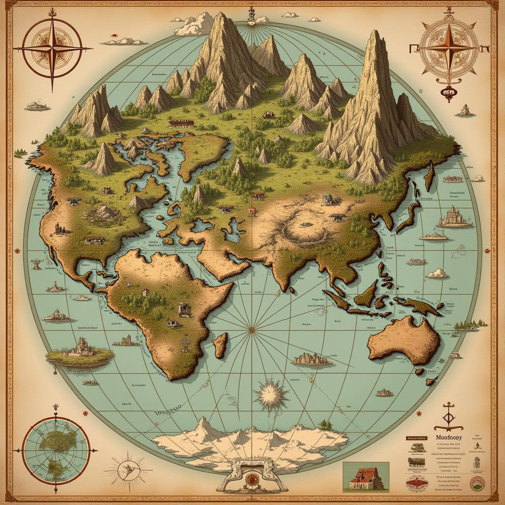 Fan-Made Map of the 7th Continent