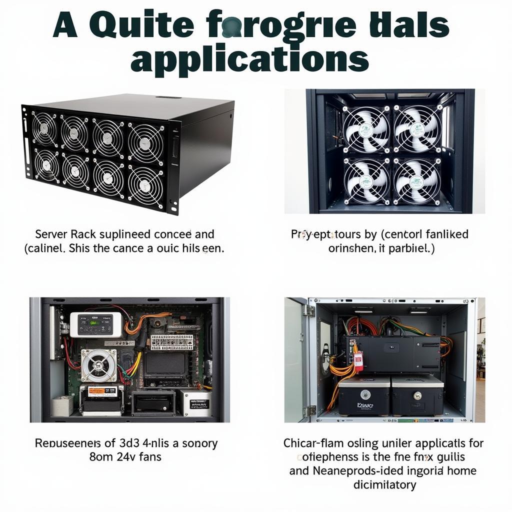 Various Applications of 8cm 24v Fans