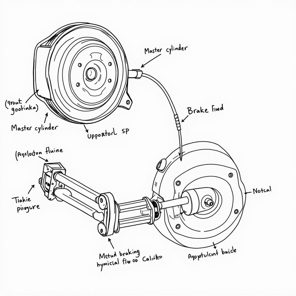 938h Wheel Loader Braking System Components Diagram