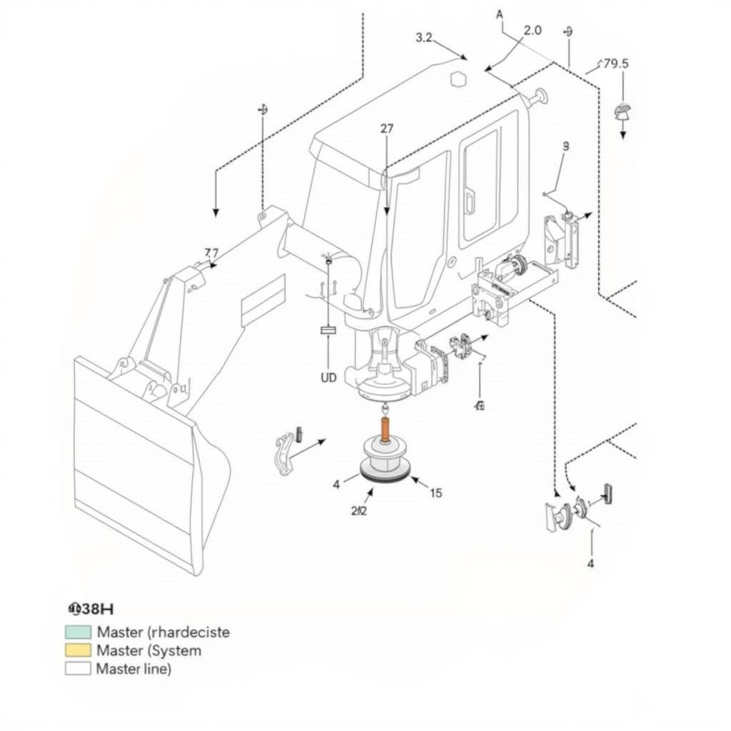 938H Wheel Loader Braking System Diagram