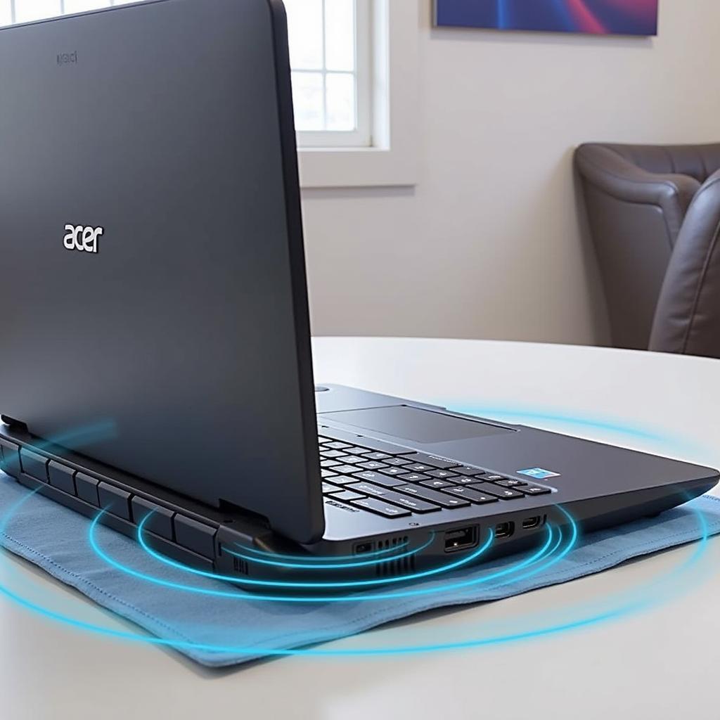 Using a Cooling Pad with the Acer A515